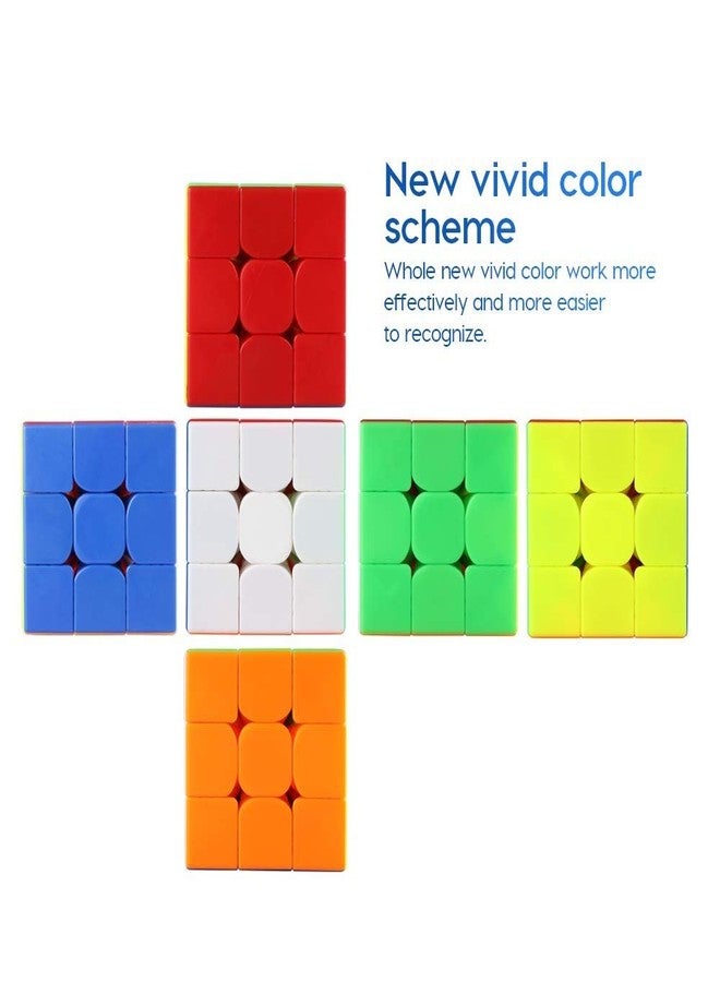 D ETERNAL Moyu Cubing Classroom Cube 3X3 High Speed Sticlerless Magic Twisty Puzzle Game Toy 3By 3 Cube, Teen - Image 3